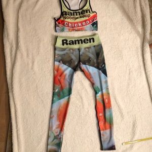 NWOT Unique running pants and top